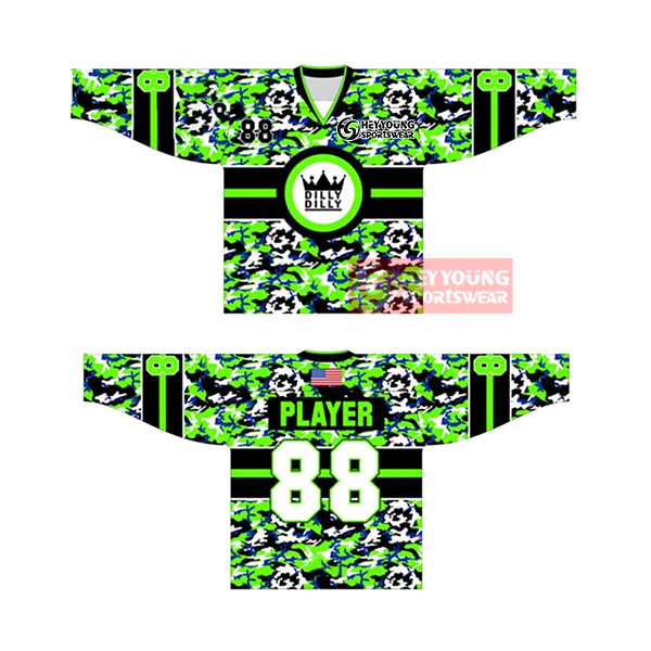 Custom Design Men Fully Sublimated Ice Hockey Jersey