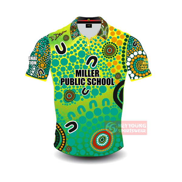 Wholesale 100% Polyester Cheap Custom Sublimated Polo Shirts