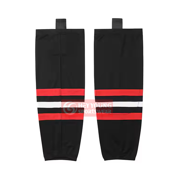 Wholesale Cheap Custom 100% Polyester Ice Hockey Socks