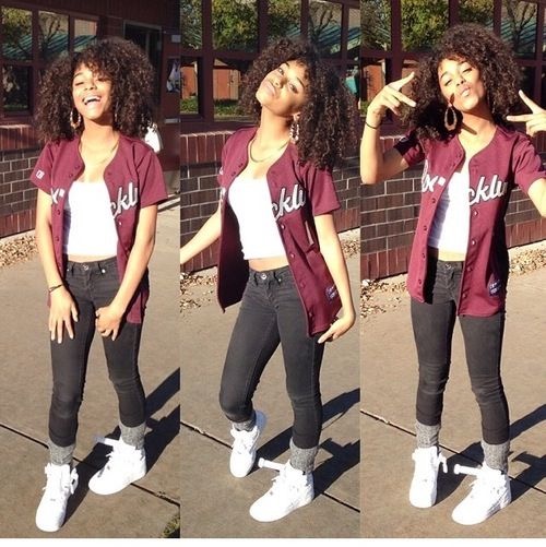 how to make a baseball jersey look cute2