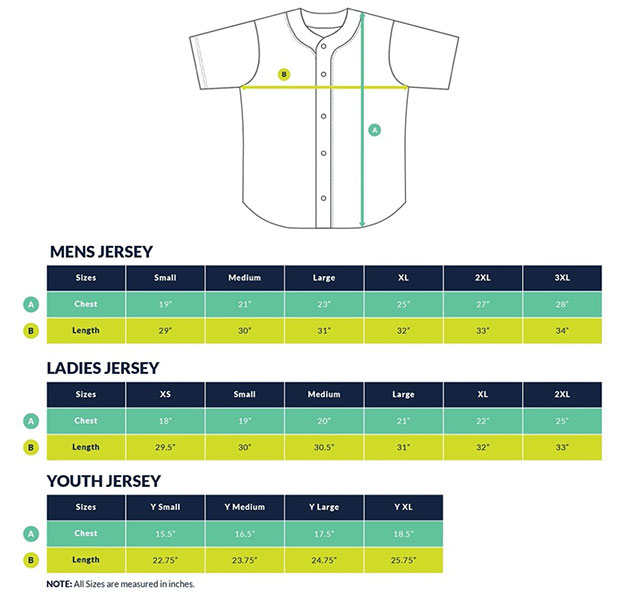 how big is a youth large baseball jersey1