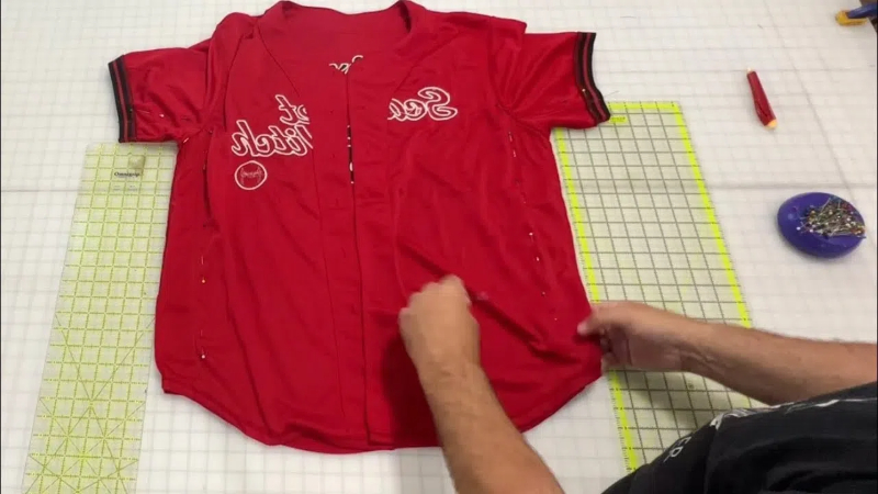 how to make a baseball jersey bigger