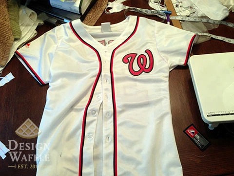 How To Make A Baseball Jersey Shorter?