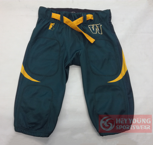 Wholesale 100% Polyester OEM Service Custom Design American Football Pants