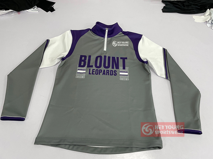 Wholesale Custom Sublimated Warm-up Zipper Jacket