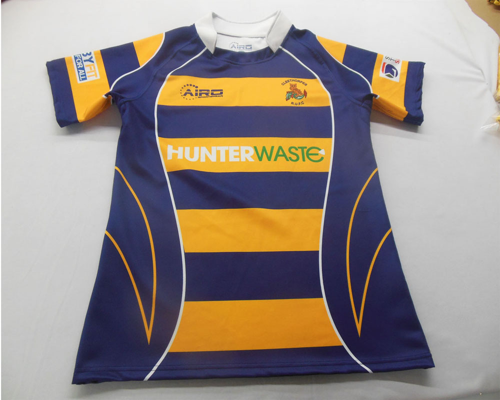 Wholesale Custom Design Sublimation Printing Team Rugby Jersey