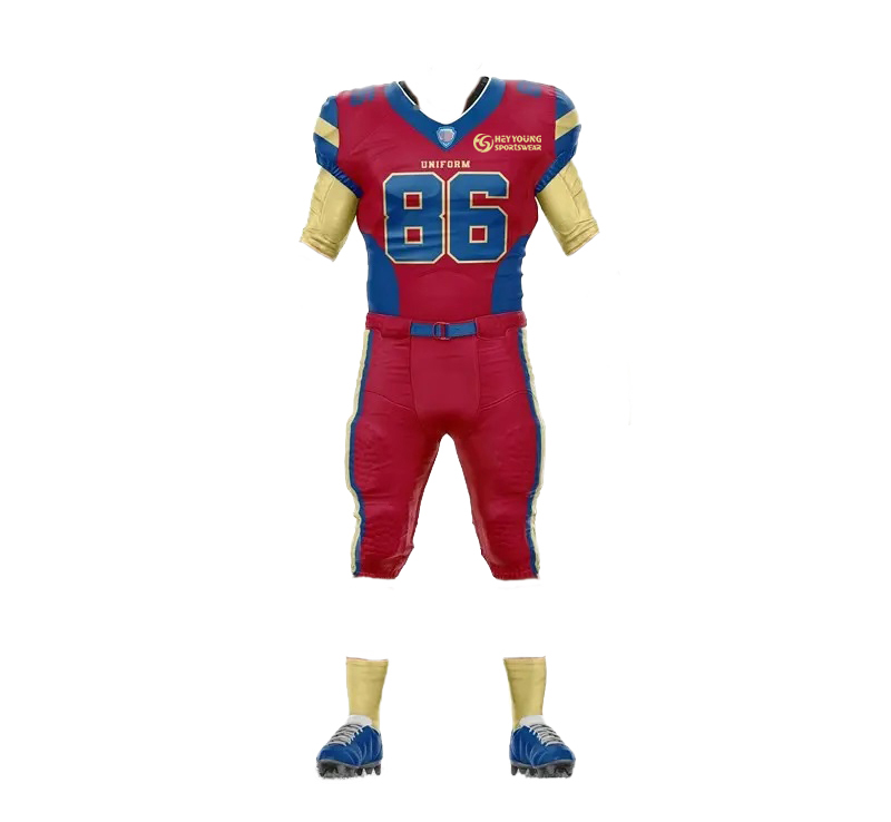 Custom Blank Digital Printing Practice American Football Uniform
