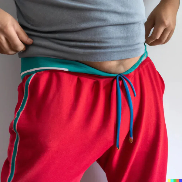 how to tie sweatpants1