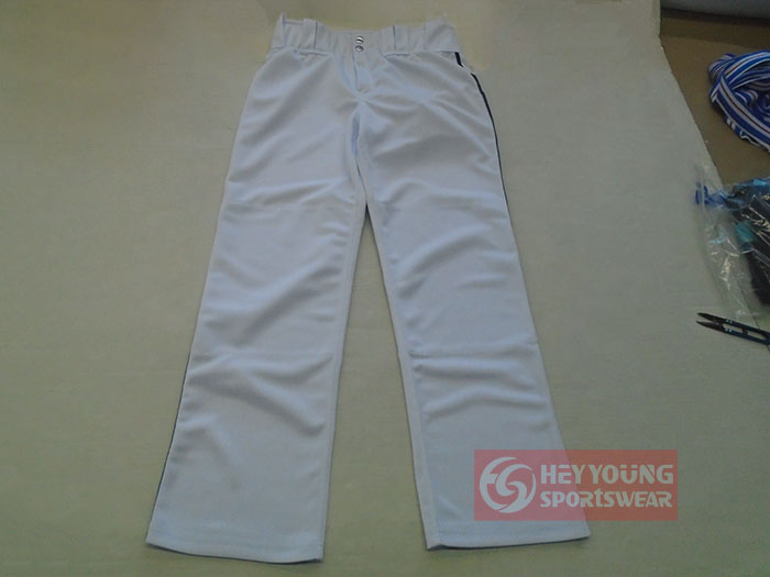 Wholesale 100% Polyester Custom Design Sublimated Pinstripe Baseball Pant