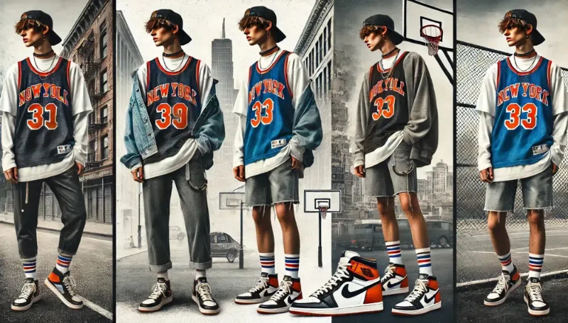 how to wear a basketball jersey classy