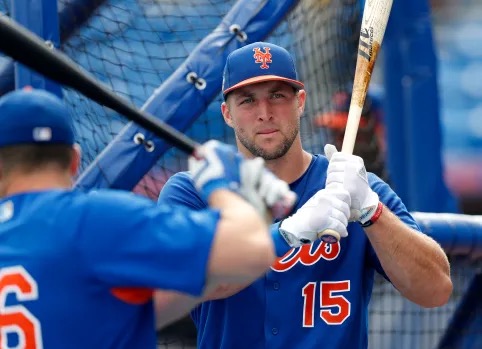 what jersey number is tim tebow baseball2