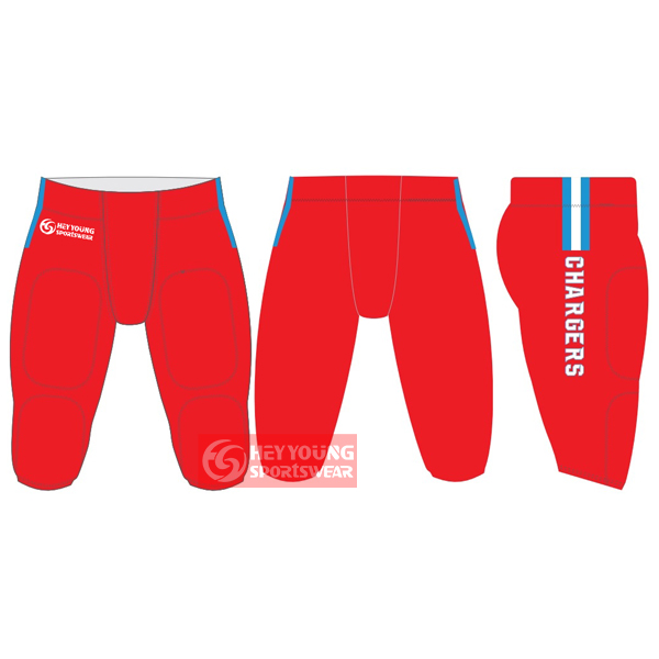 Top Quality 100% Polyester Custom Sublimated American Football Pant