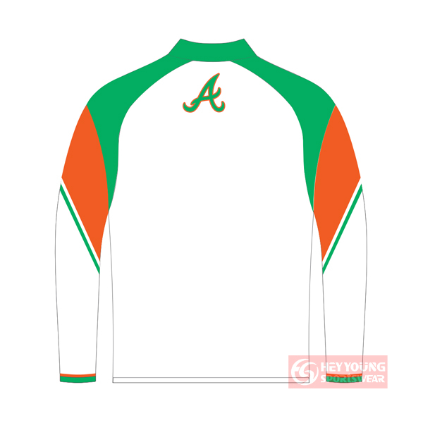 Custom Manufacturing Quarter ZIP Baseball Jacket