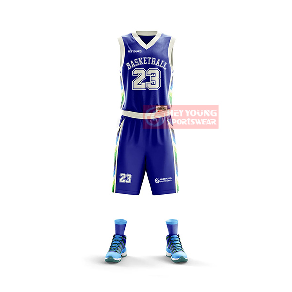 Wholesale Quick Dry Custom sublimation Breathable Basketball Uniform Set