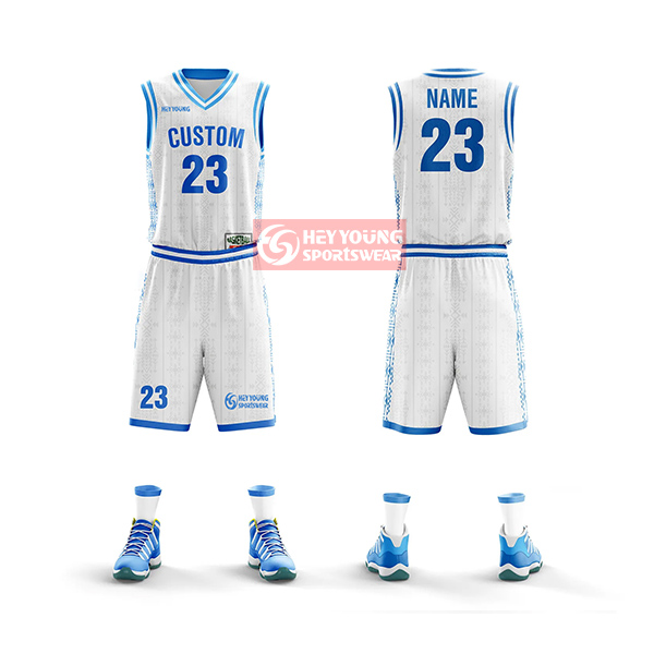 Factory Customized Youth Basketball Uniform Sublimation Sportswear Basketball Uniform