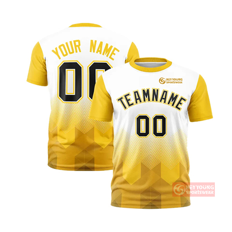 Wholesale 100% Polyester Quick Dry Sport Shirt Custom Printing Fitness T-Shirts