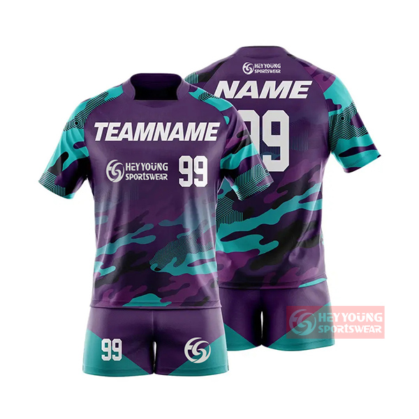 Wholesale New Design Custom Sublimation Printing Team Rugby Jerseys