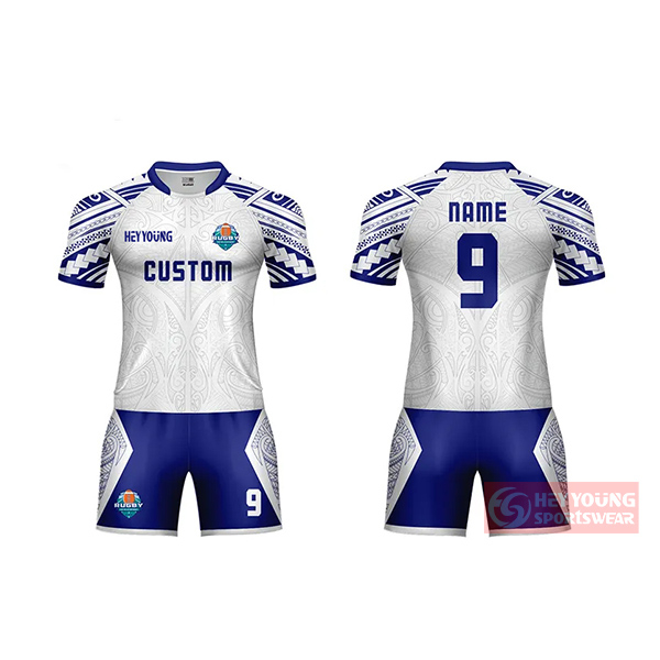 High Quality New Style Sublimated Rugby Jersey With Custom Design Logo