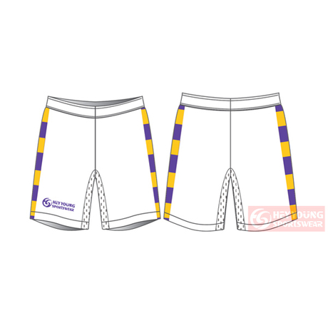 High Quality 100% Polyester Custom Design Sublimated Basketball Shorts