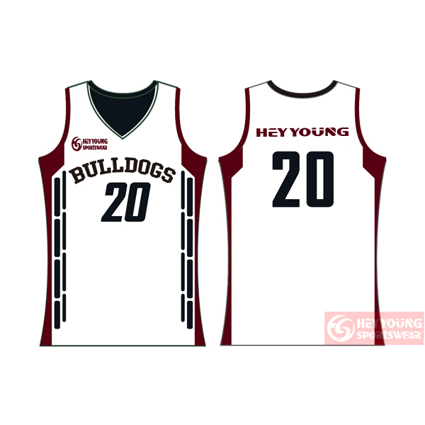 Wholesale 100% Polyester Cheap Sublimated Custom Design Basketball Jersey