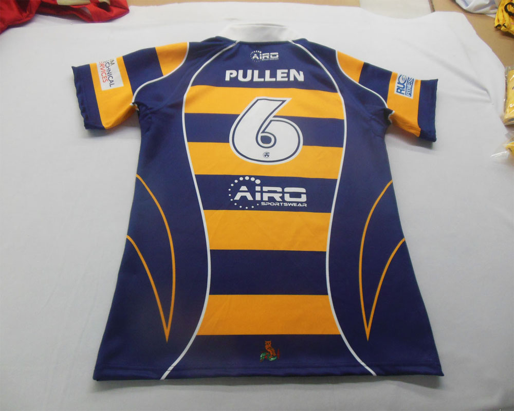 Wholesale Custom Design Sublimation Printing Team Rugby Jersey