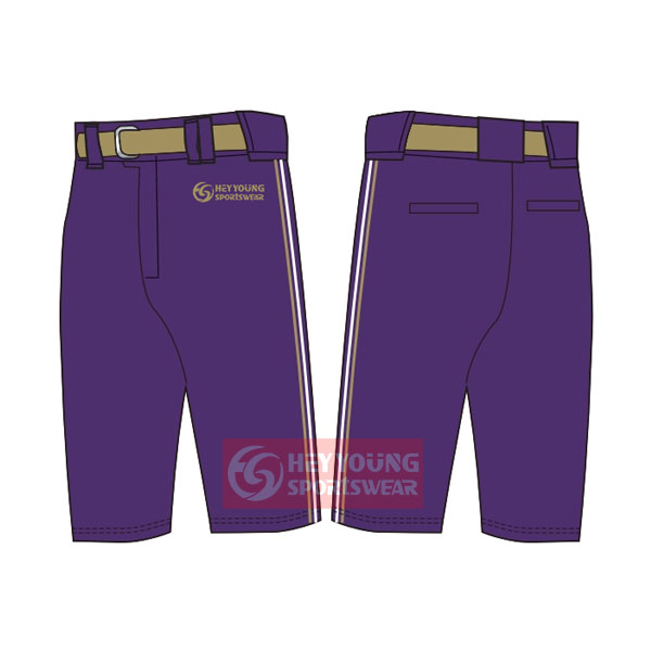 Wholesale Custom Design Sublimated Purple Baseball Knickers
