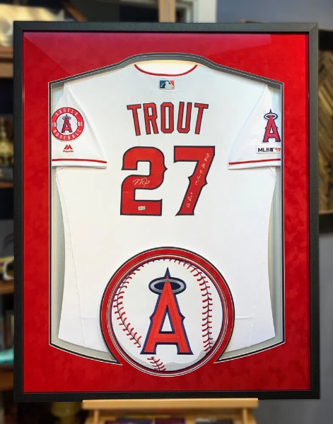 how do you frame a baseball jersey