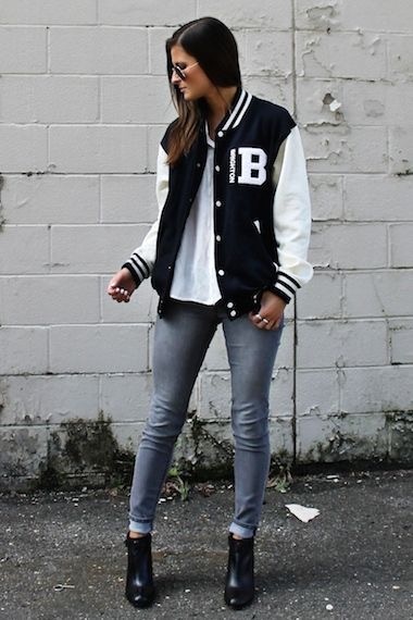how to style a baseball jacket