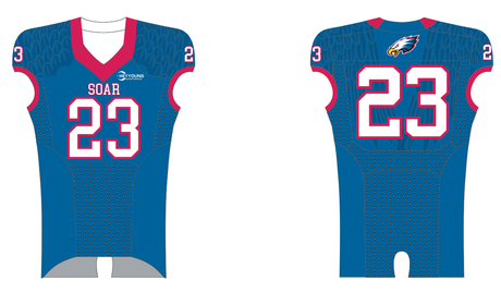 High Quality Cheap Sublimated Custom American Practice Football Jersey