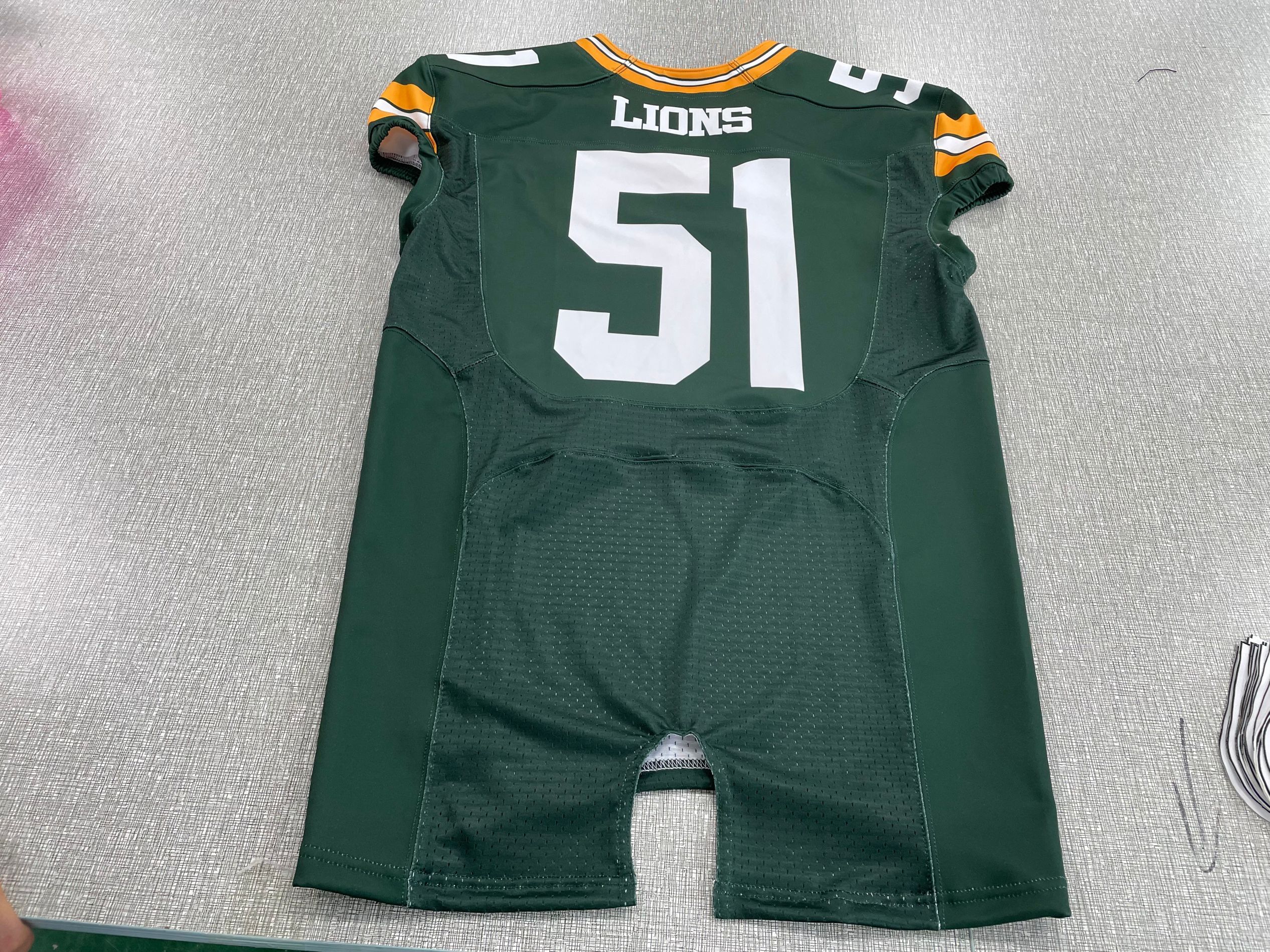 100% Polyester Custom Sublimated Manufacture American Football Jersey