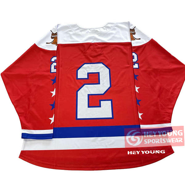 Custom Teamwear Fashion Red ice hockey jersey