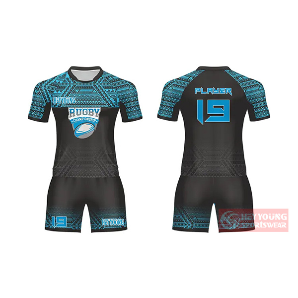 Top Quality Custom Men's Sublimation Training Team Rugby Jersey