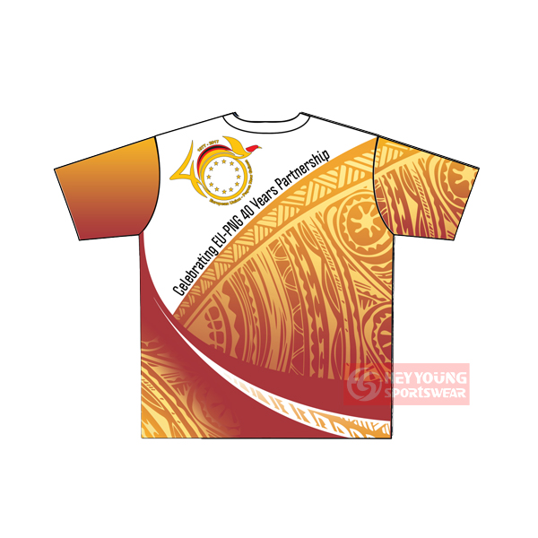 Wholesale 100% Polyester Lightweight Mesh Fabric Custom Sublimation T-Shirts
