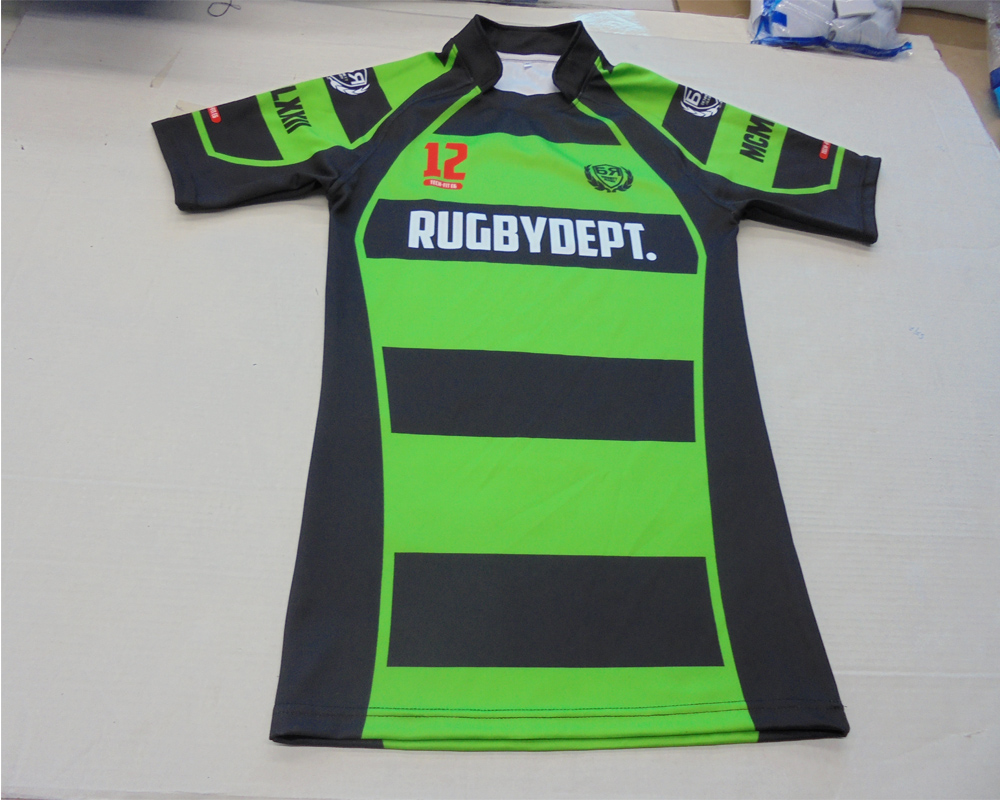 Wholesale Custom Design Sublimation Printing Team Rugby Jersey