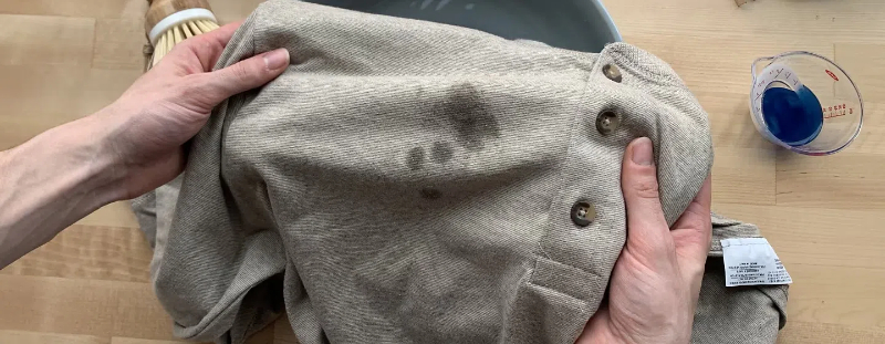 how to get stains out of sweatpants